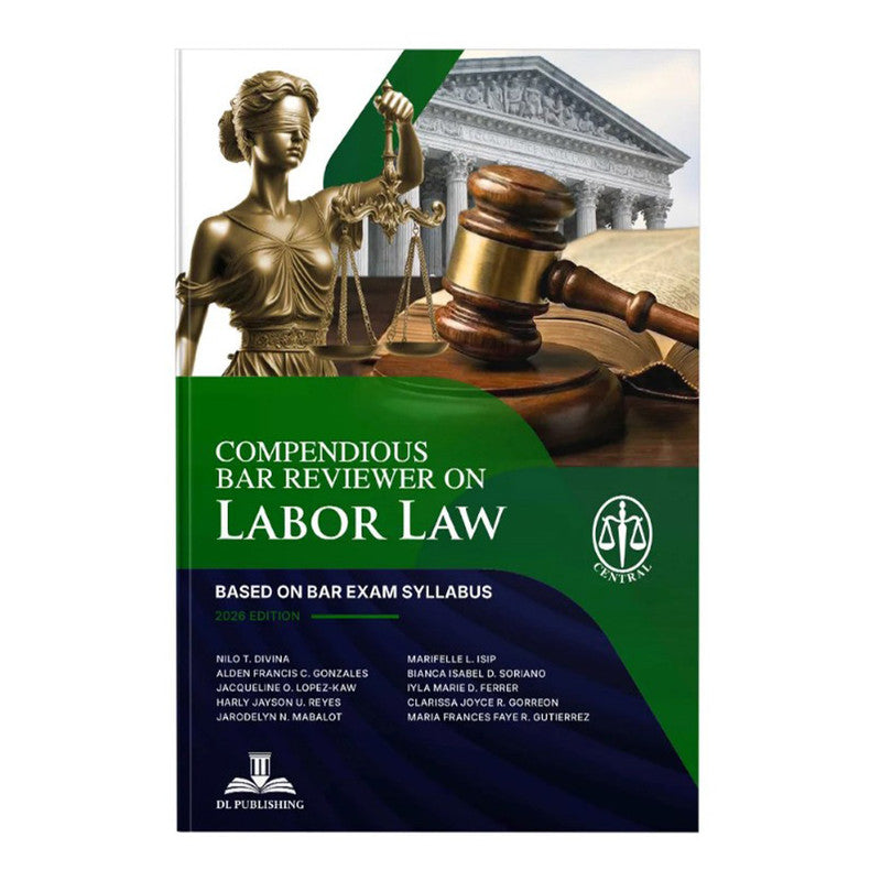 *SPECIAL ORDER* Compendious Bar Reviewer on Labor Law (2026) by Dean Nilo Divina - Trade Paperback