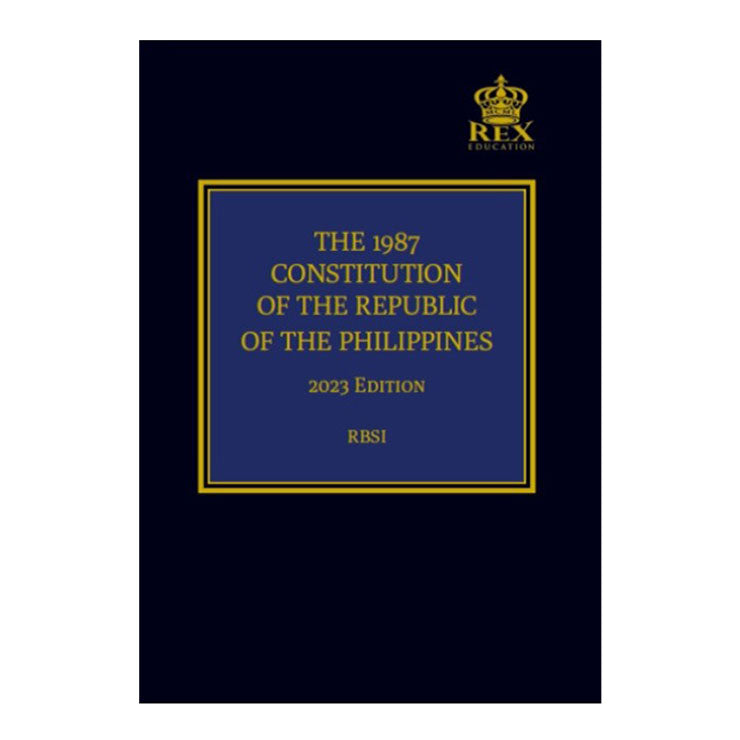 The 1987 Constitution of the Republic of the Philippines, 2023 (Pocket Size) by RBSI - Hardcover