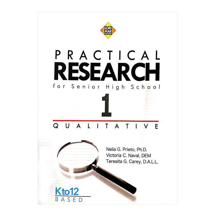 Practical Research 1 (Qualitative) for Senior High School K to 12