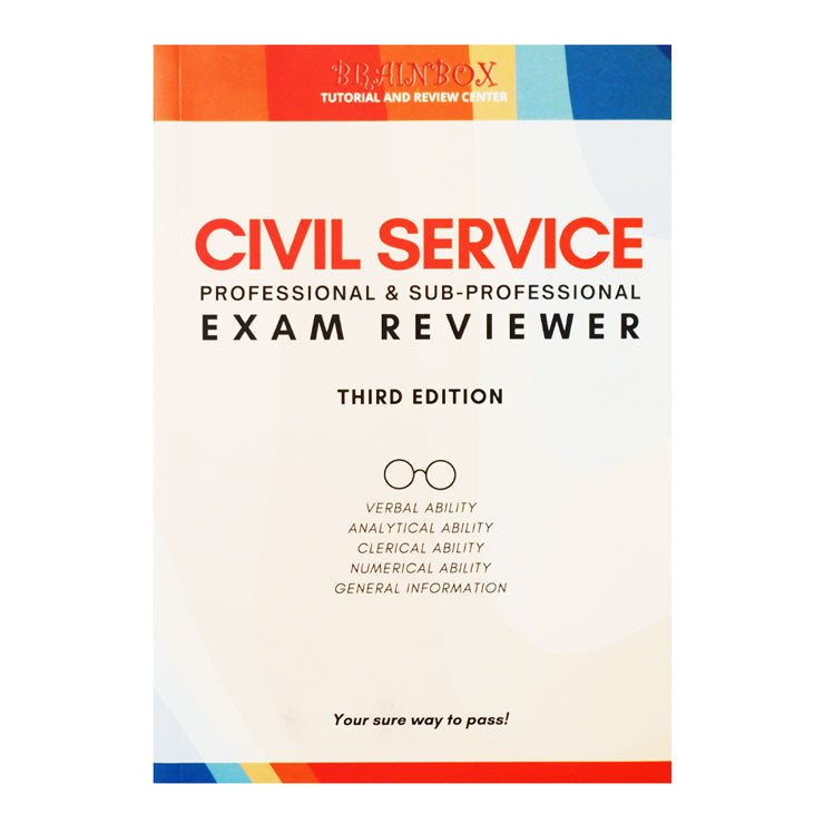 Brainbox Civil Service Reviewer Third Edition by Faye Colas - Trade Paperback - Reference Books