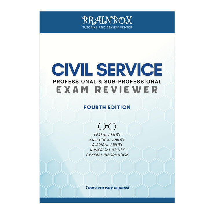 Brainbox Civil Service Exam Reviewer 4th Edition