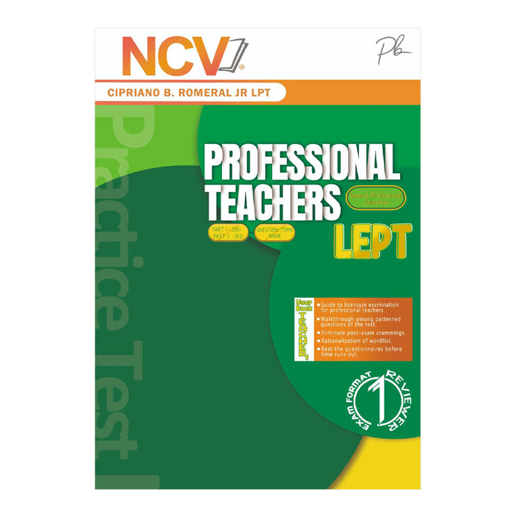 NCV Professional Teachers Practice Test 1