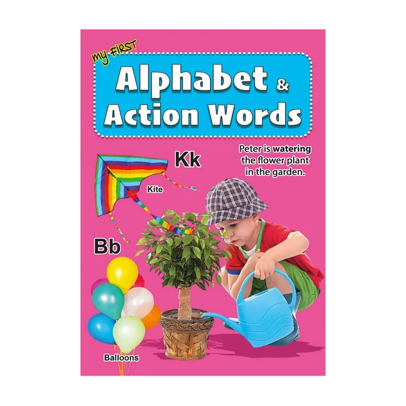 My First Alphabet & Action Words - Trade Paperback - Preschool Books