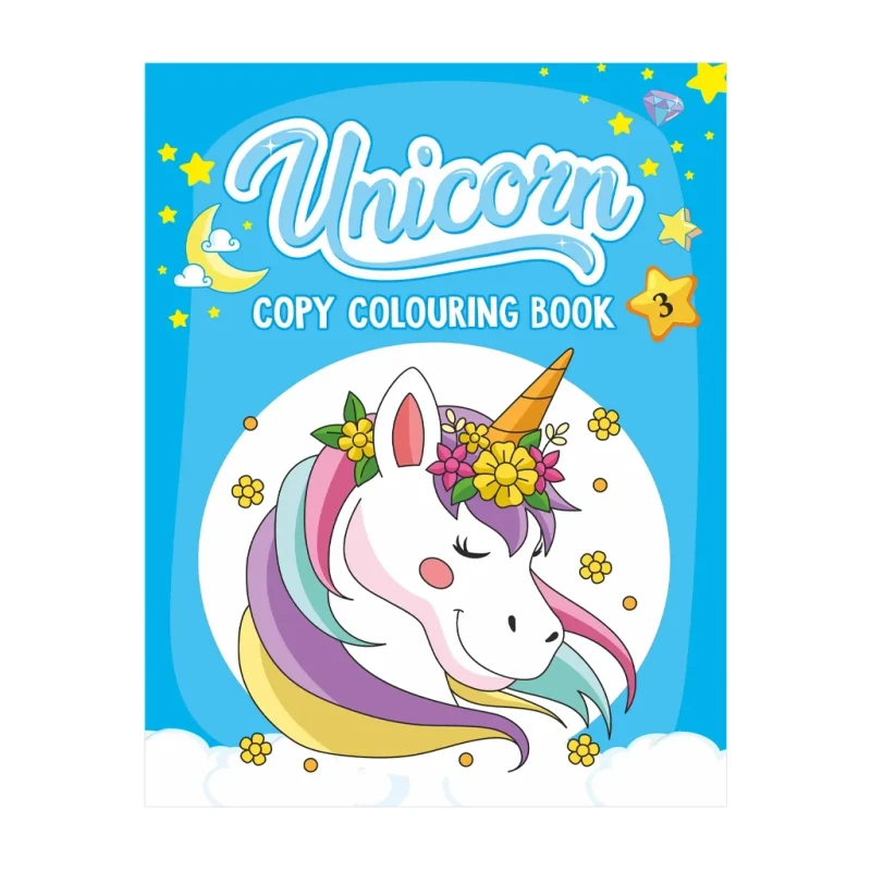 Unicorn Copy Colouring Book 3 By Rakesh Kimar - Trade Paperback