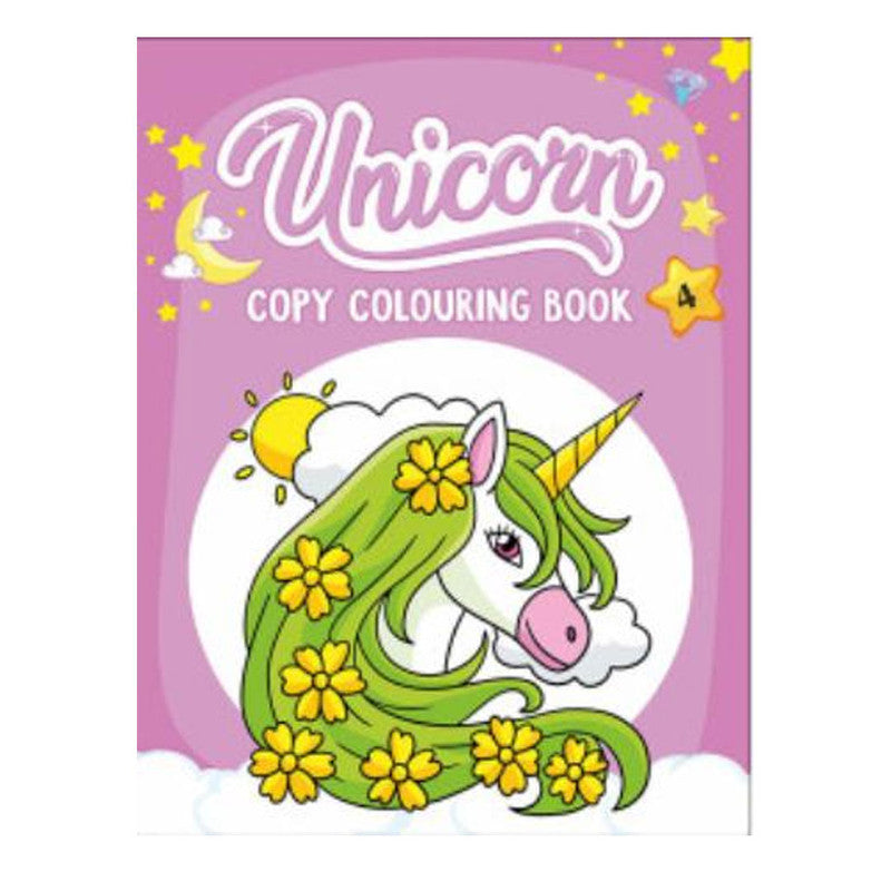 Unicorn Copy Colouring Book 4