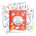 Dinosaurs Neon Colouring Sticker Activity Book Trade Paperback
