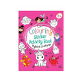 Enchanted World Neon Colouring Sticker Activity Book Trade Paperback