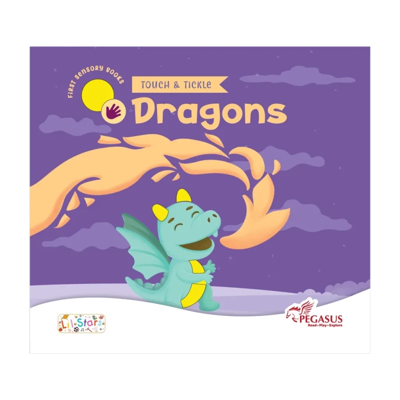 Touch & Tickle: Dragons - Board Book - Preschool Books - Animals