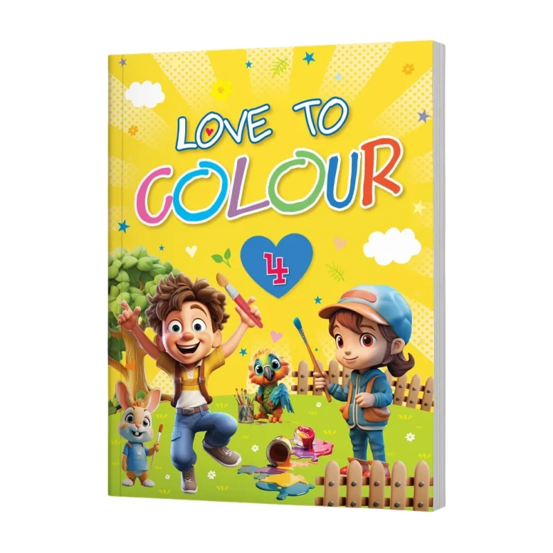 Love To Color 4 - Trade Paperback - Activity Books for Kids