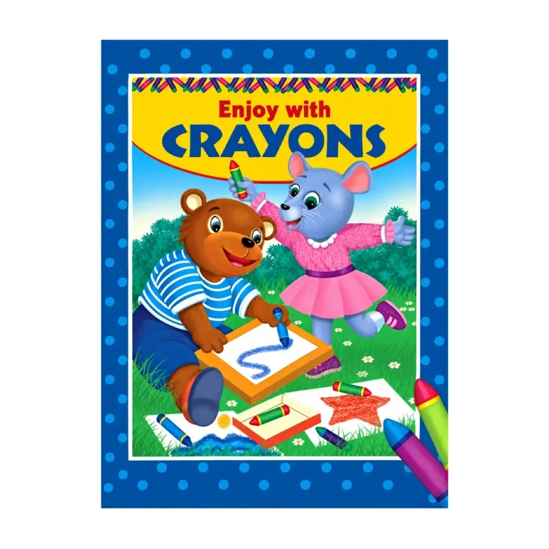 Enjoy With Crayons-2 Paperback - Coloring Books For Kids