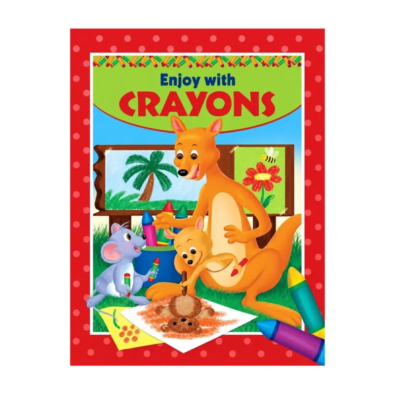 Enjoy With Crayons-3 Paperback - Coloring Books For Kids