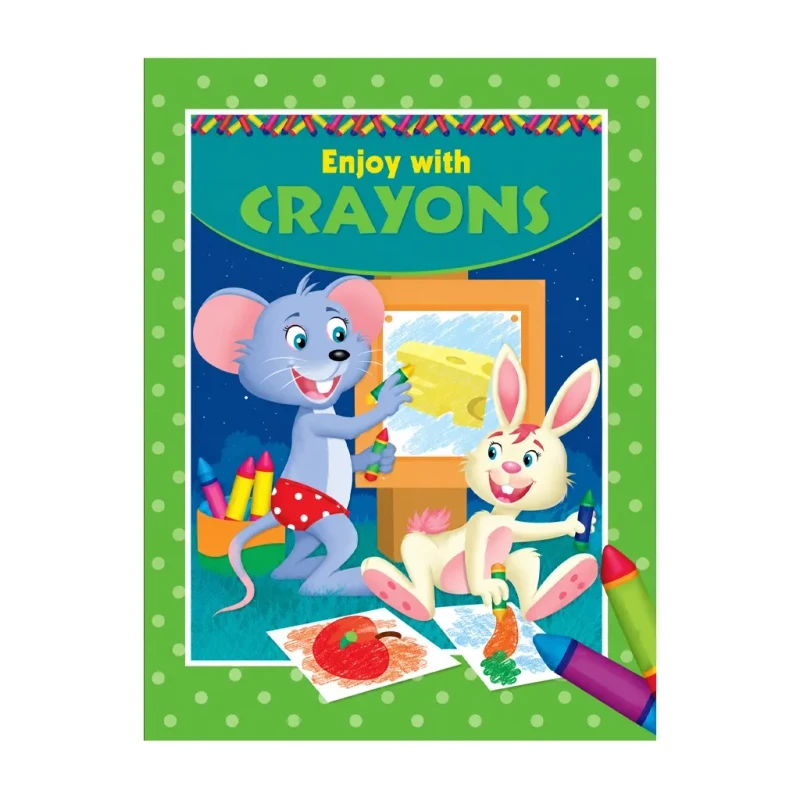 Enjoy With Crayons Mouse Green Trade Paperback By Sunrise Publishers