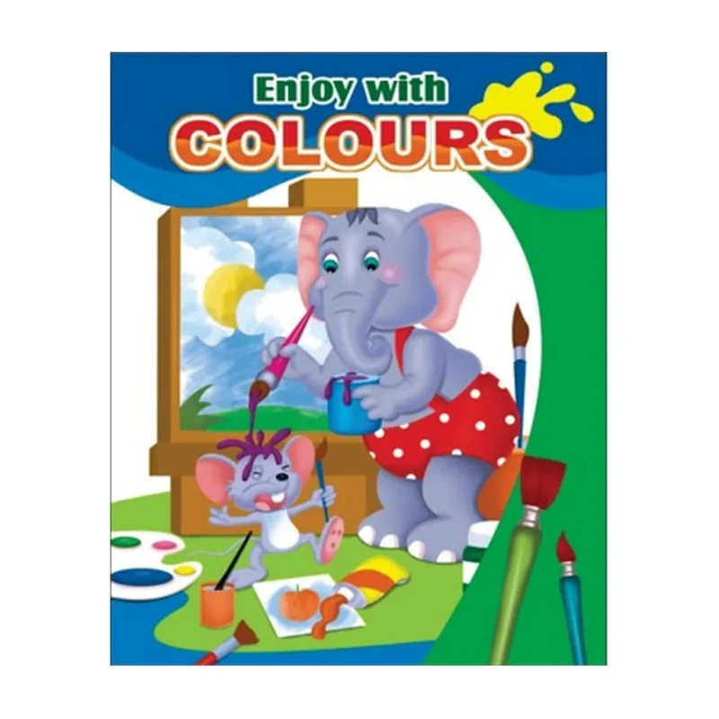 Enjoy With Colours-2 Paperback - Coloring Books For Kids