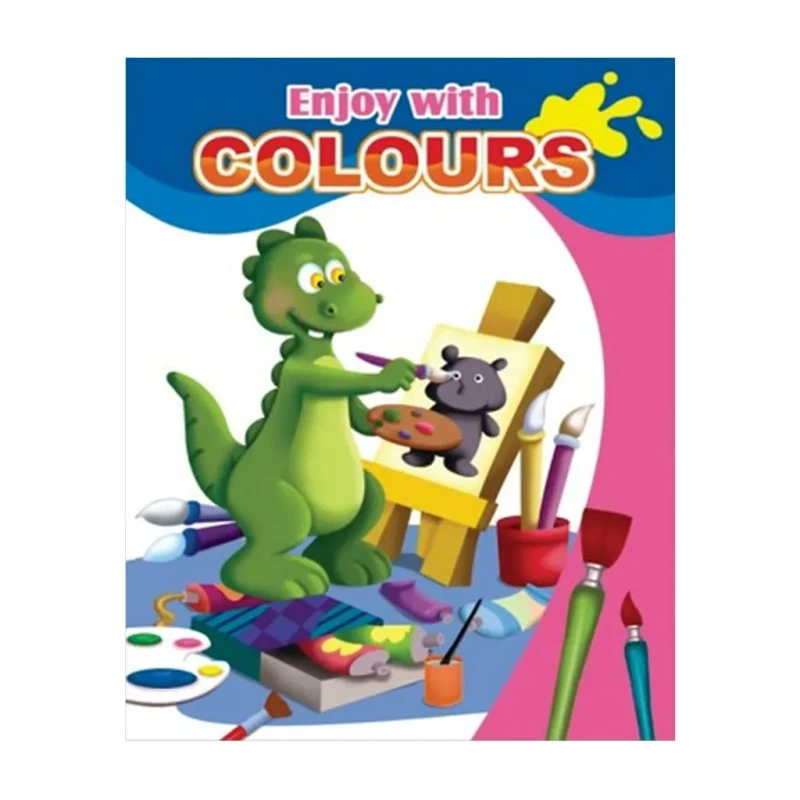 Enjoy With Colours-5 Paperback - Coloring Books For Kids