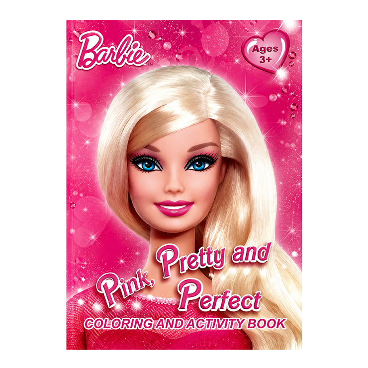 Barbie Pink Pretty And Perfect Coloring And Activity Book Ages 3 Arb00071 CC