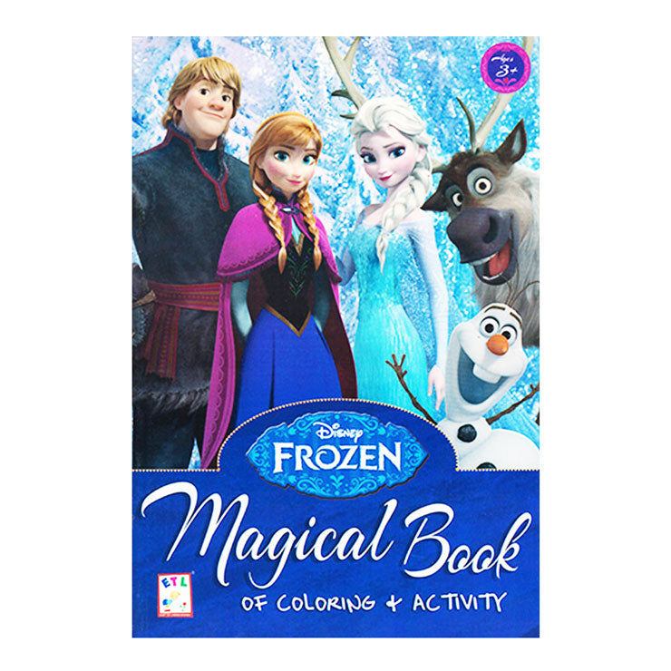 Disney Frozen Magical Book Of Coloring And Activity Age 3 Ard00371 Trade Paperback Cc