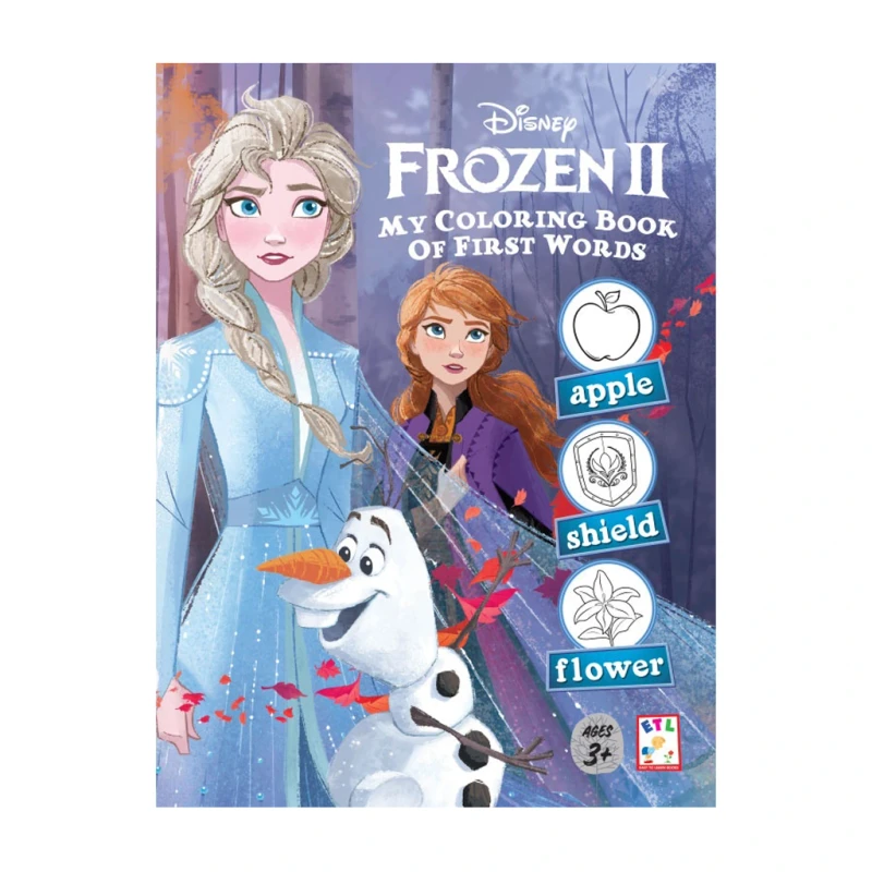 Frozen Ii: My Coloring Book Of First Words Trade Paperback