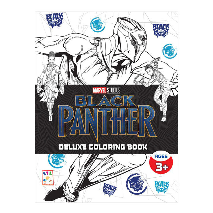 Marvel - Black Panther Deluxe Coloring Book Ages 3+ Trade Paperback