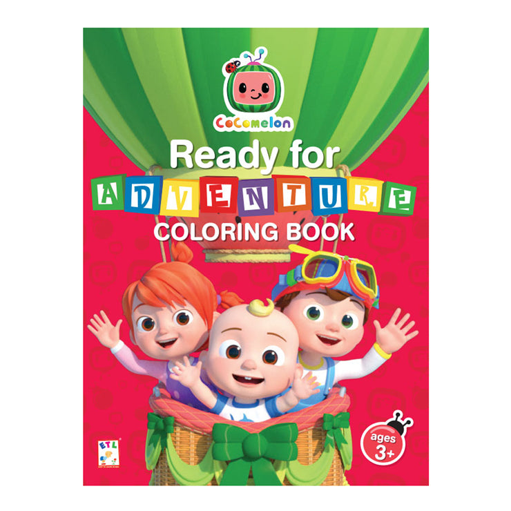 Cocomelon Ready For Adventure Coloring Book Trade Paperback By Precious Pages