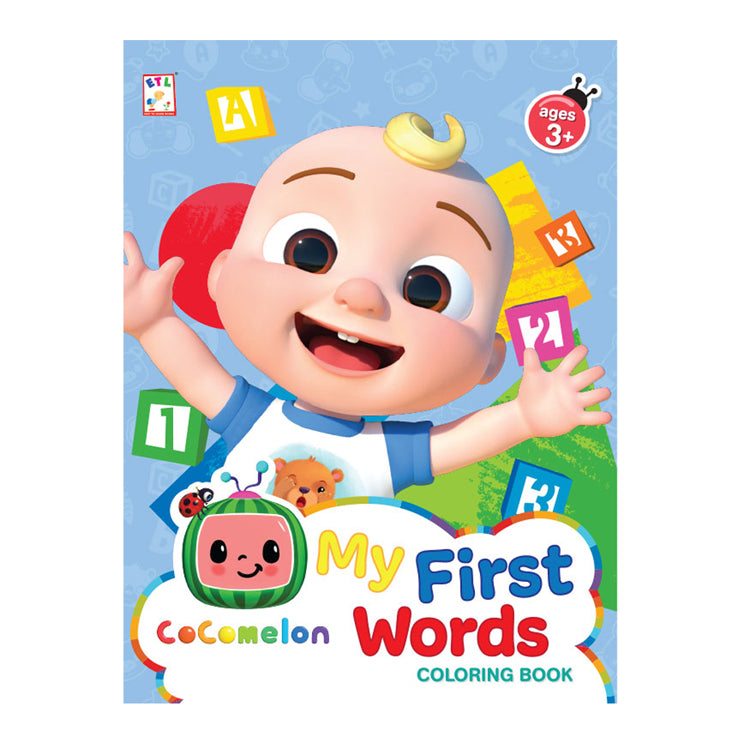 Cocomelon My First Words Coloring Book Trade Paperback By Precious Pages