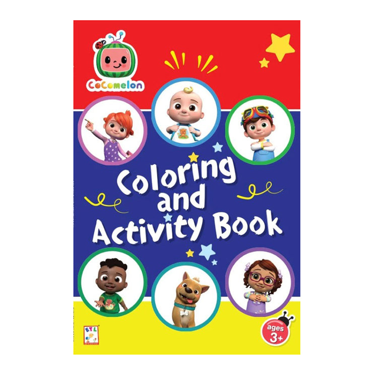 Cocomelon Coloring And Activity Book Trade Paperback By Precious Pages