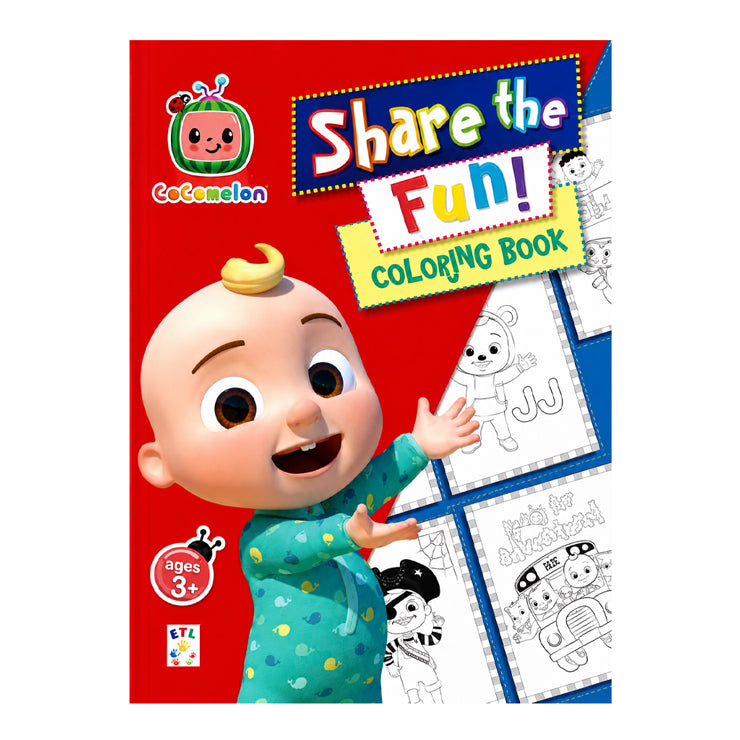Cocomelon Share The Fun Coloring Book Trade Paperback
