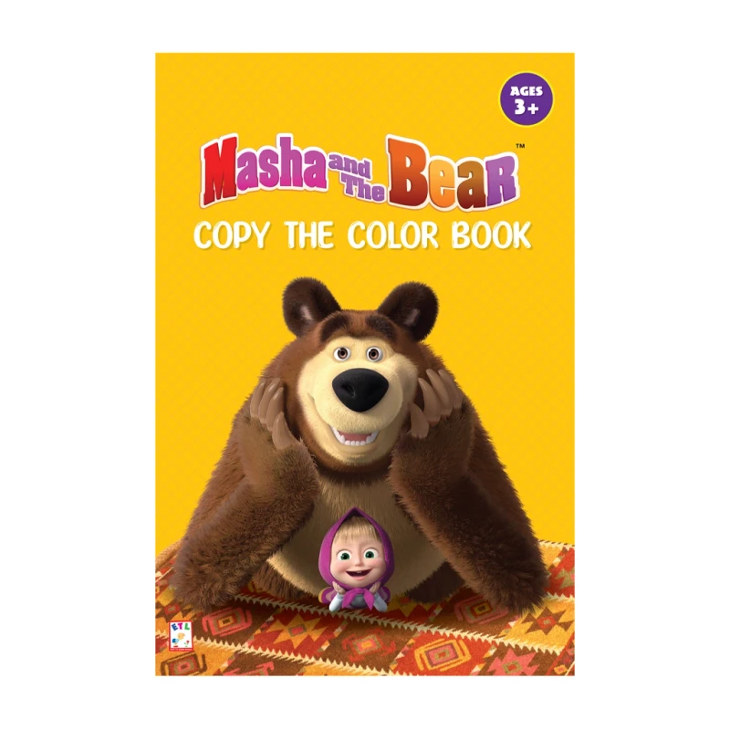 Masha and Bear Copy Color Book - Trade Paperback - Coloring Books for Kids