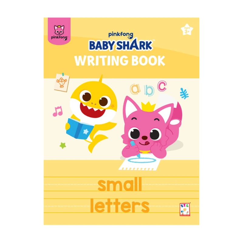 Pinkfong Baby Shark Writing Small Letters - Trade Paperback - Books for Kids