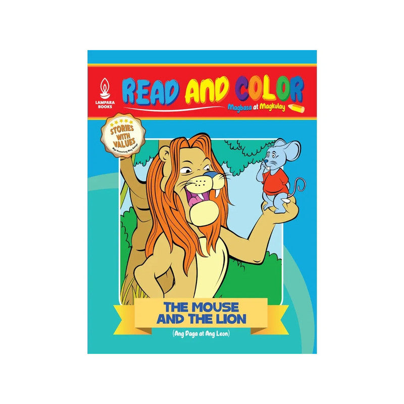 Read And Color: The Mouse And The Lion
