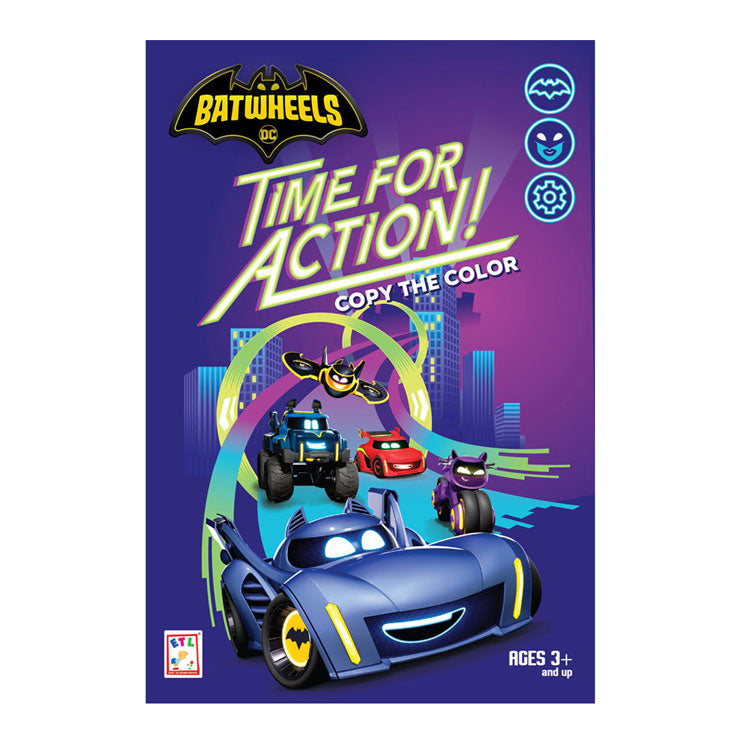 Batwheels Time For Action Copy The Color Trade Paperback - Coloring Books