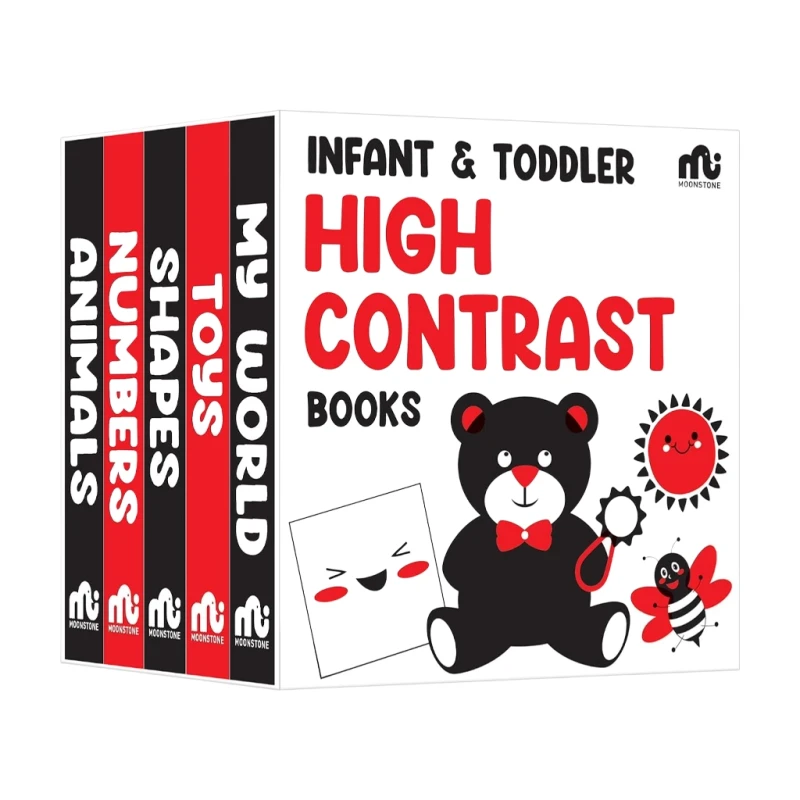 Infant and Toddler High Contrast Boxset Board Book - Basic Concept