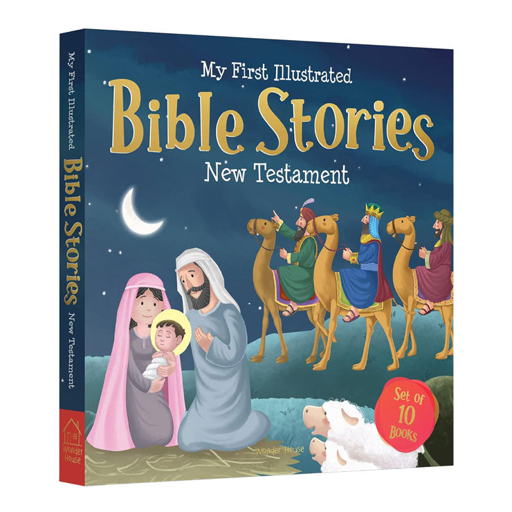 My First Illustrated Bible Stories From New Testament Set of 10 Books - Trade Paperback