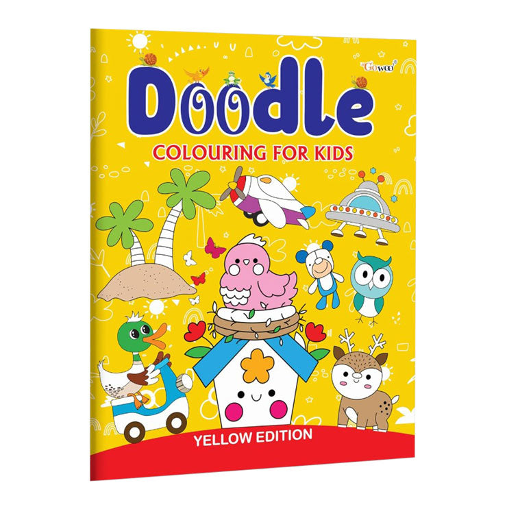 Doodle Colouring For Kids Yellow Edition Trade Paperback - Activity/Workbooks