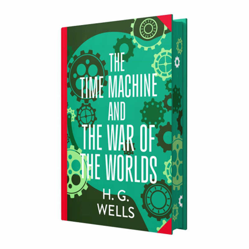 Stenciled Edges: The Time Machine And The War Of The Worlds by H. G. Wells - Hardcover