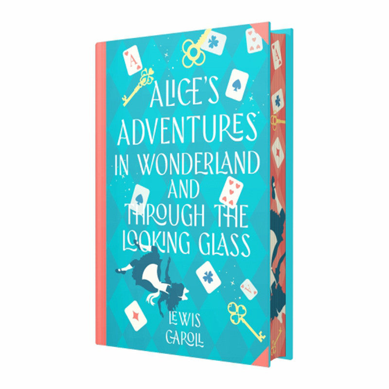 Stenciled Edges: Alice's Adventures in Wonderland and Through The Looking-Glass by Lewis Carroll