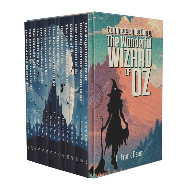 Complete Collection of the Wonderful Wizard of Oz - 15 Volume Set by Frank Baum - Hardcover