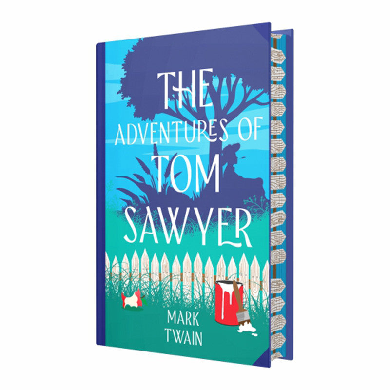 Stenciled Edges: The Adventures Of Tom Sawyer by Mark Twain - Hardcover