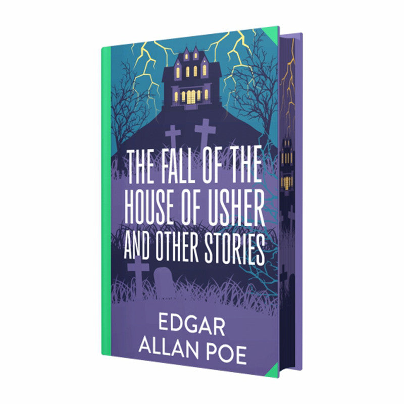 Stenciled Edges: The Fall Of The House Of Usher And Other Stories by Edgar Allan Poe - Hardcover
