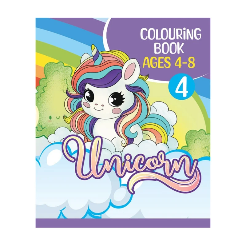 Unicorn Colouring Book 4 Trade Paperback - Coloring Books