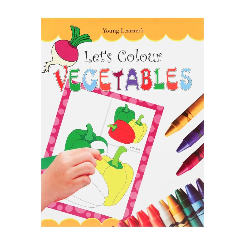 Lets Colour Vegetables - Trade Paperback - Activity Books