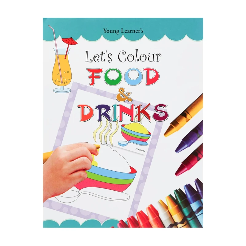 Lets Colour Food & Drink - Trade Paperback - Activity Books