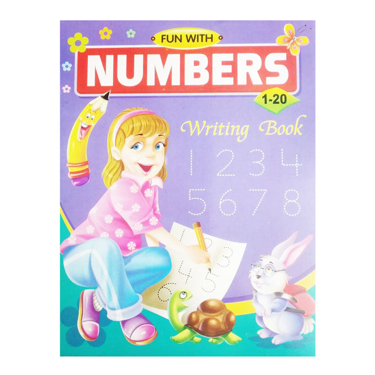 Fun with Numbers 1-20 Writing Book- Workbook for Kids