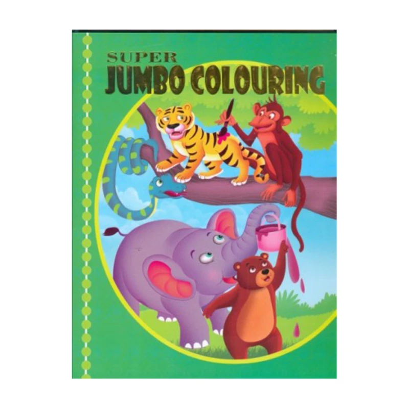 Super Jumbo Colouring Book 3 Trade Paperback - Coloring Books For Kids