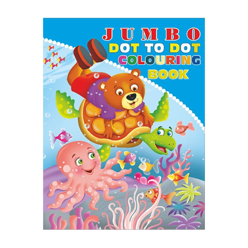 Jumbo Dot To Dot Colouring 1 Trade Paperback By Sunrise Publishers