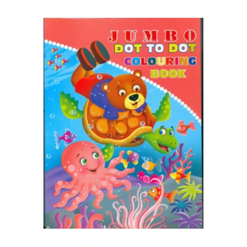 Jumbo Dot To Dot Colouring 3 Trade Paperback - Coloring Books For Kids