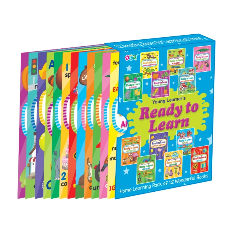Ready To Learn (Gift Pack of 12 Books) - Trade Paperback - Activity Books for Kids