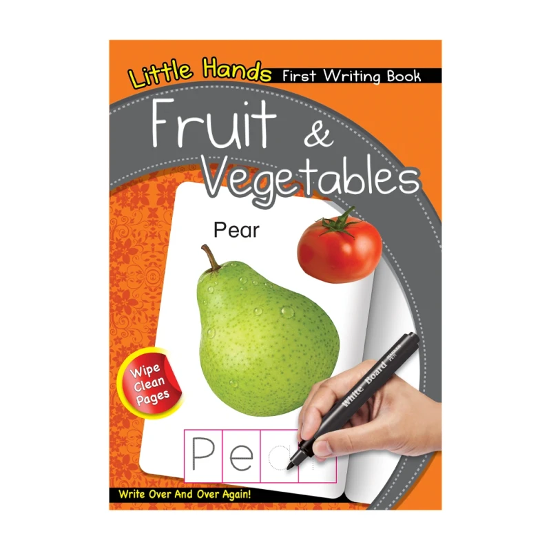 Little Hands First Writing Book Fruit And Vegetables - Trade Paperback - Writing Workbooks