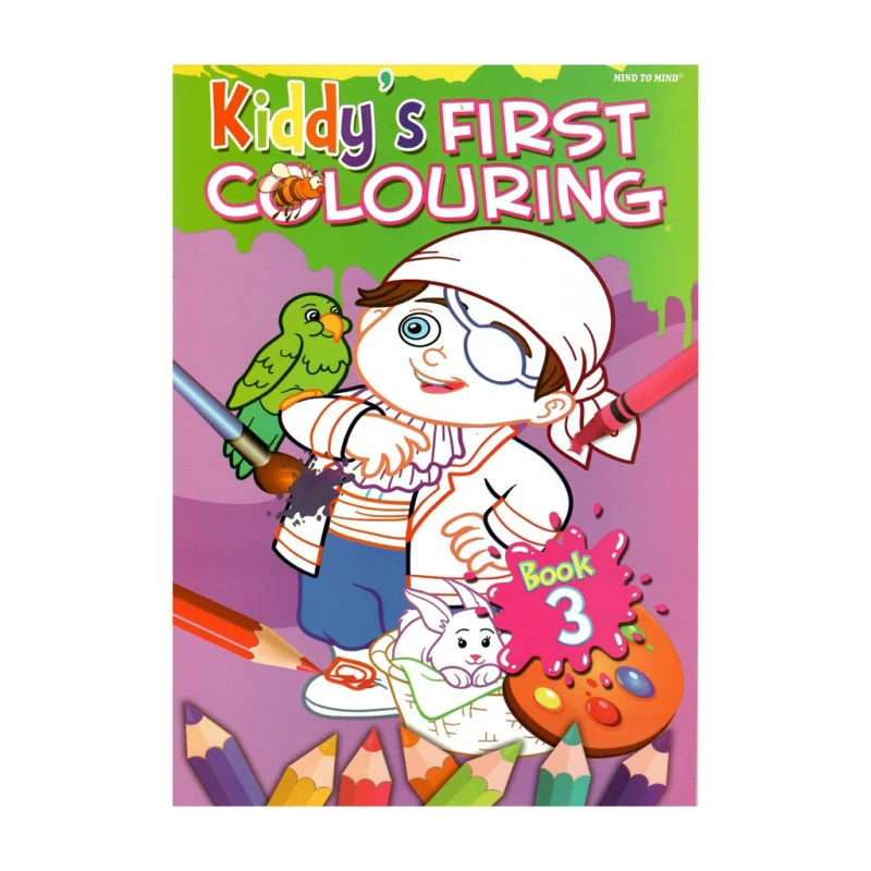 Kiddy First Colouring Book 3 Trade Paperback - Kids Activity Workbooks