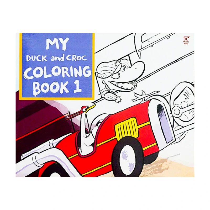 My Duck And Croc Coloring Book 1 - Trade Paperback - Books for Kids