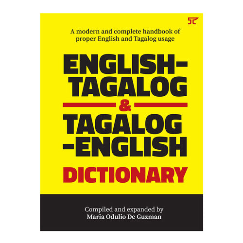 English-Tagalog And Tagalog English Dictionary without Index - Trade Paperback - Reference Books